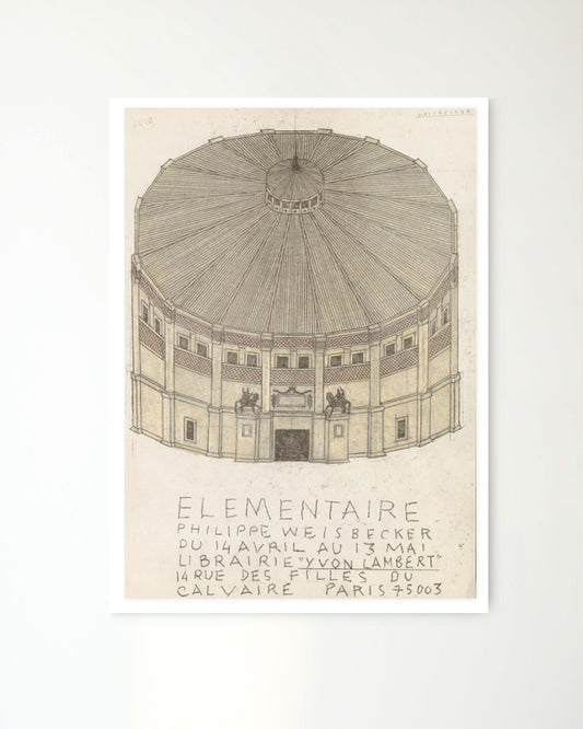 Élémentaire ポスター【Philippe Weisbecker│フィリップ・ワイズベッカー】(33cm×46cm)