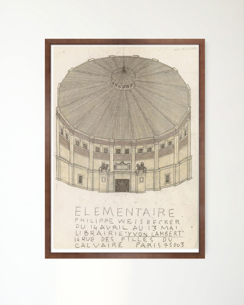 Élémentaire ポスター【Philippe Weisbecker│フィリップ・ワイズベッカー】(33cm×46cm)