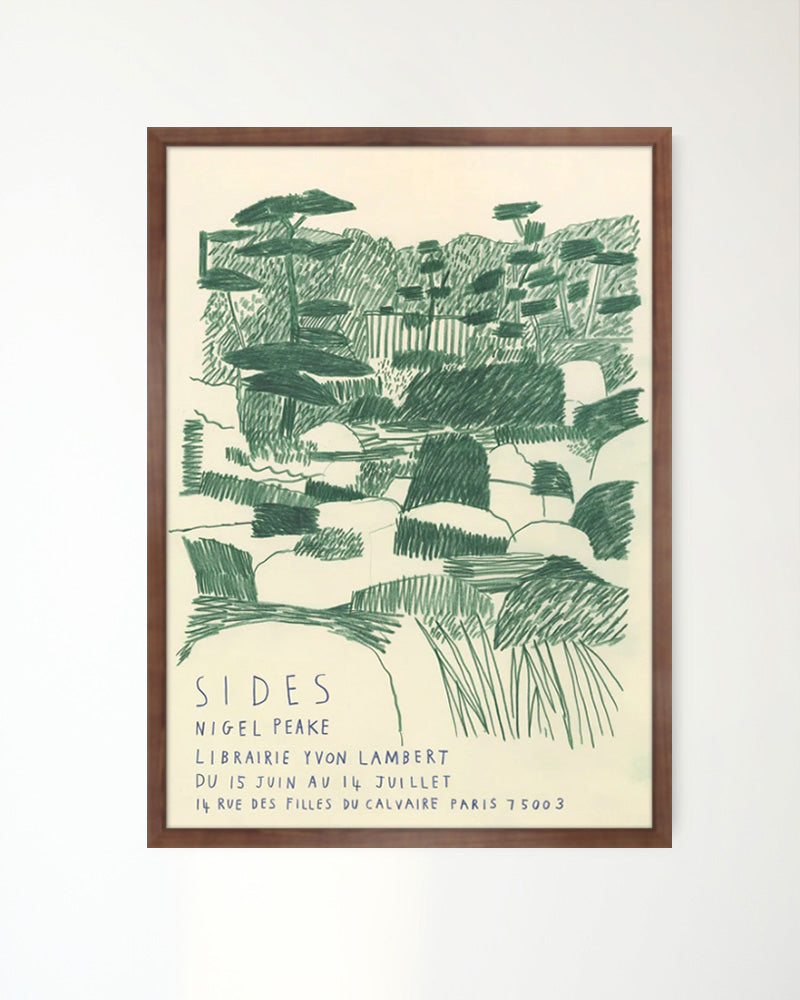 SIDESポスター【Nigel Peake│ナイジェル・ピーク】(45cm×60cm)