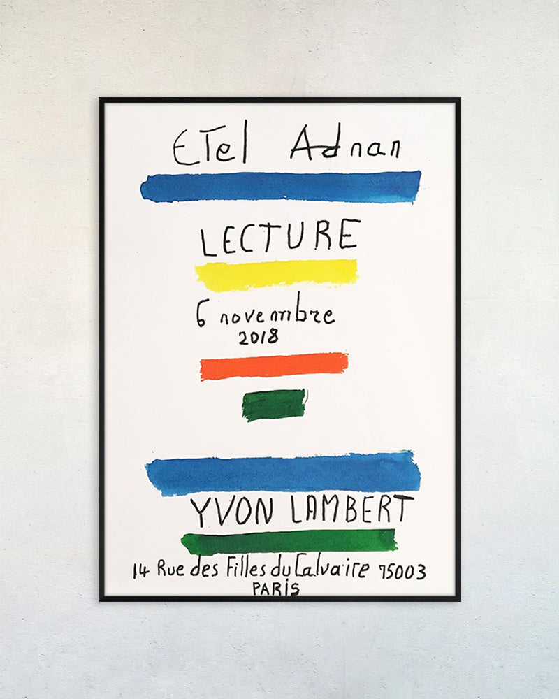 Lecture ポスター【Etel Adnan│エテル・アドナン】(33cm×46cm)