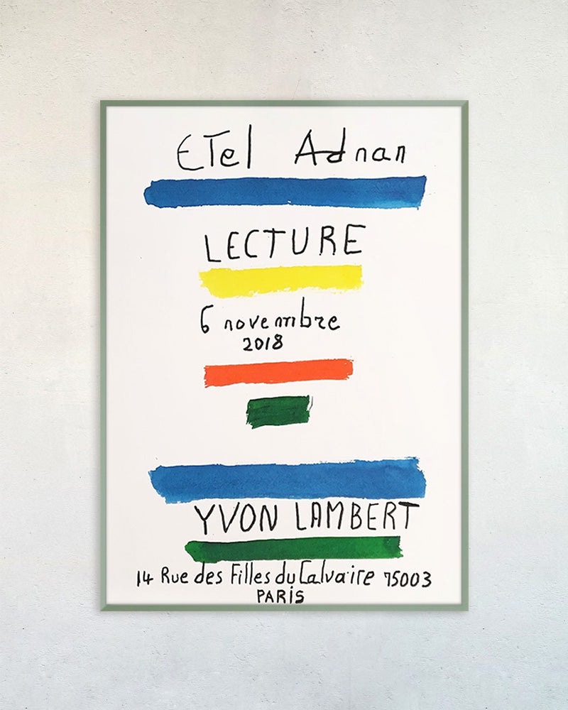 Lecture ポスター【Etel Adnan│エテル・アドナン】(33cm×46cm)