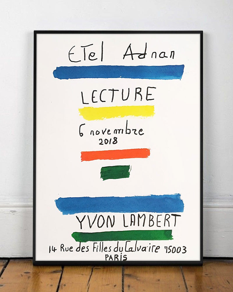 Lecture ポスター【Etel Adnan│エテル・アドナン】(33cm×46cm)