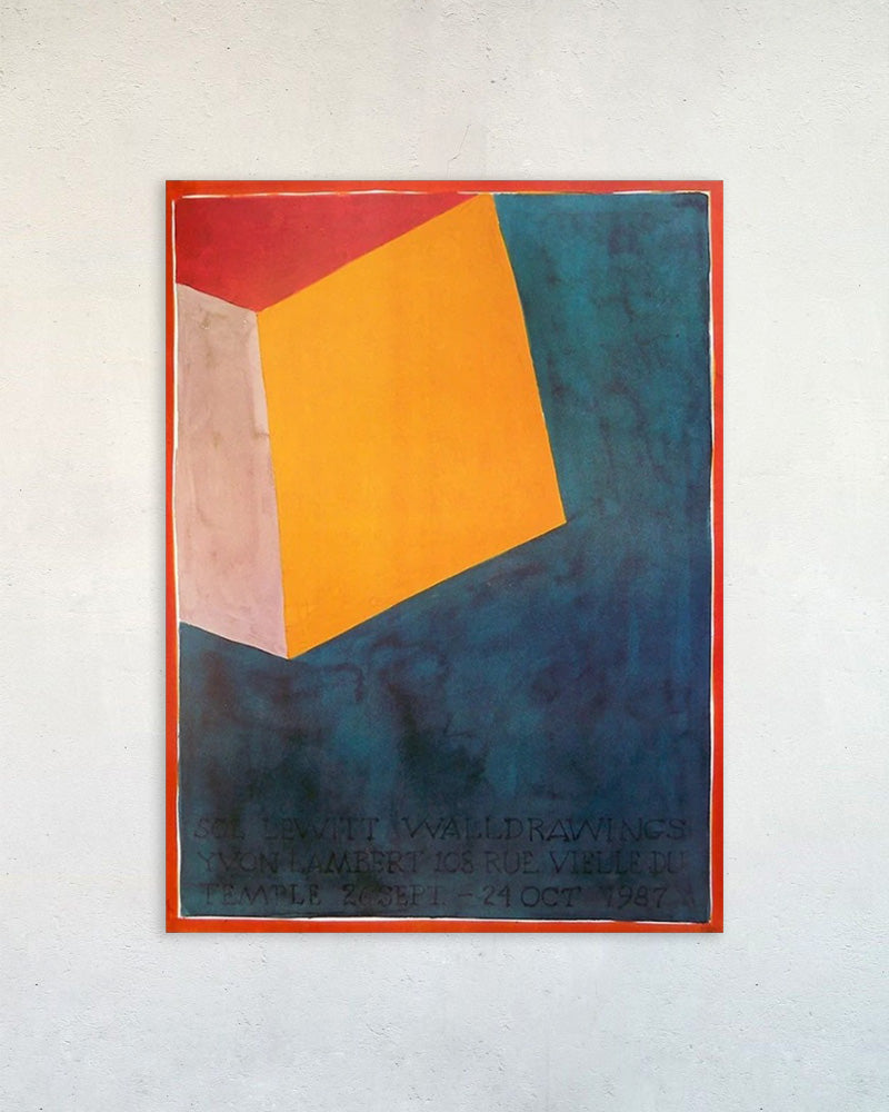 PRINT1987 ポスター【Sol LeWitt│ソル・ルウィット】(39.6cm×53.3cm)
