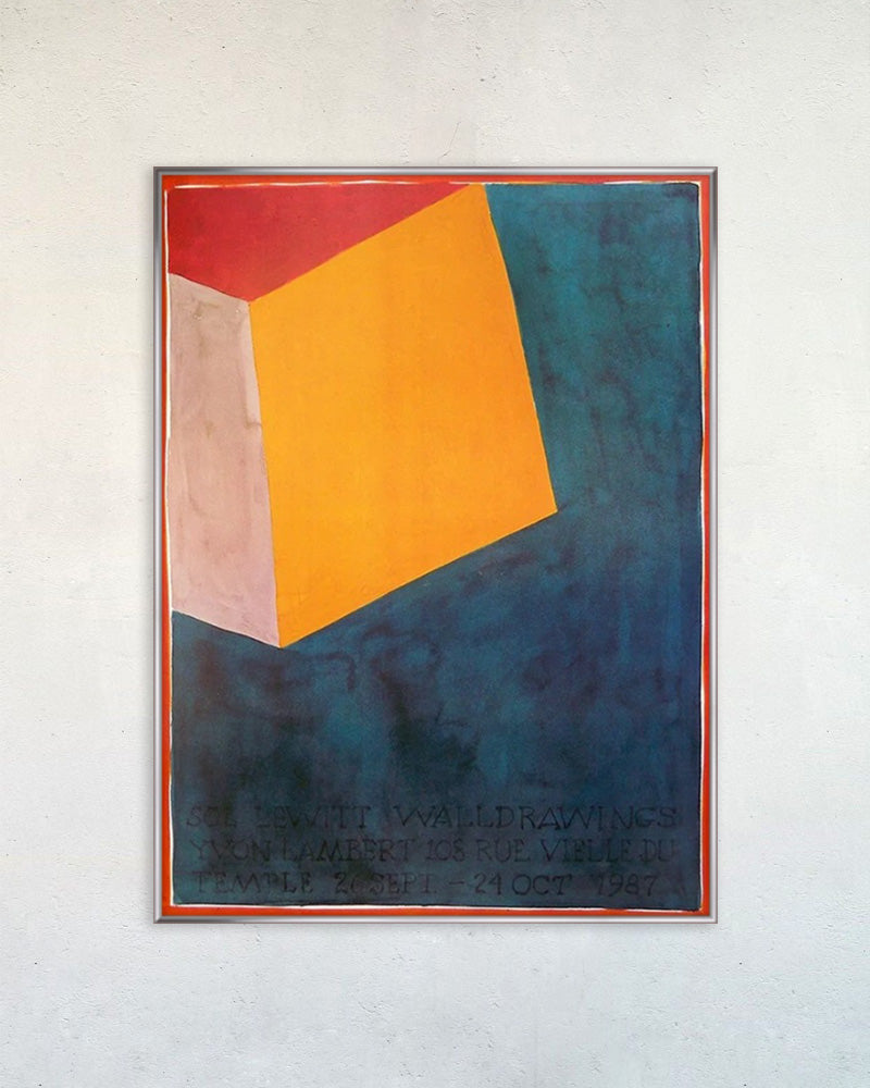 PRINT1987 ポスター【Sol LeWitt│ソル・ルウィット】(39.6cm×53.3cm)