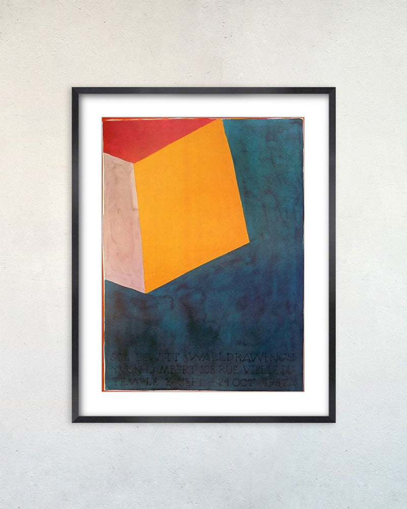 PRINT1987 ポスター【Sol LeWitt│ソル・ルウィット】(39.6cm×53.3cm)