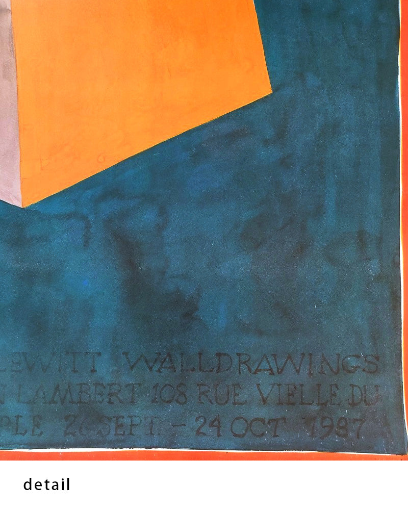 PRINT1987 ポスター【Sol LeWitt│ソル・ルウィット】(39.6cm×53.3cm)