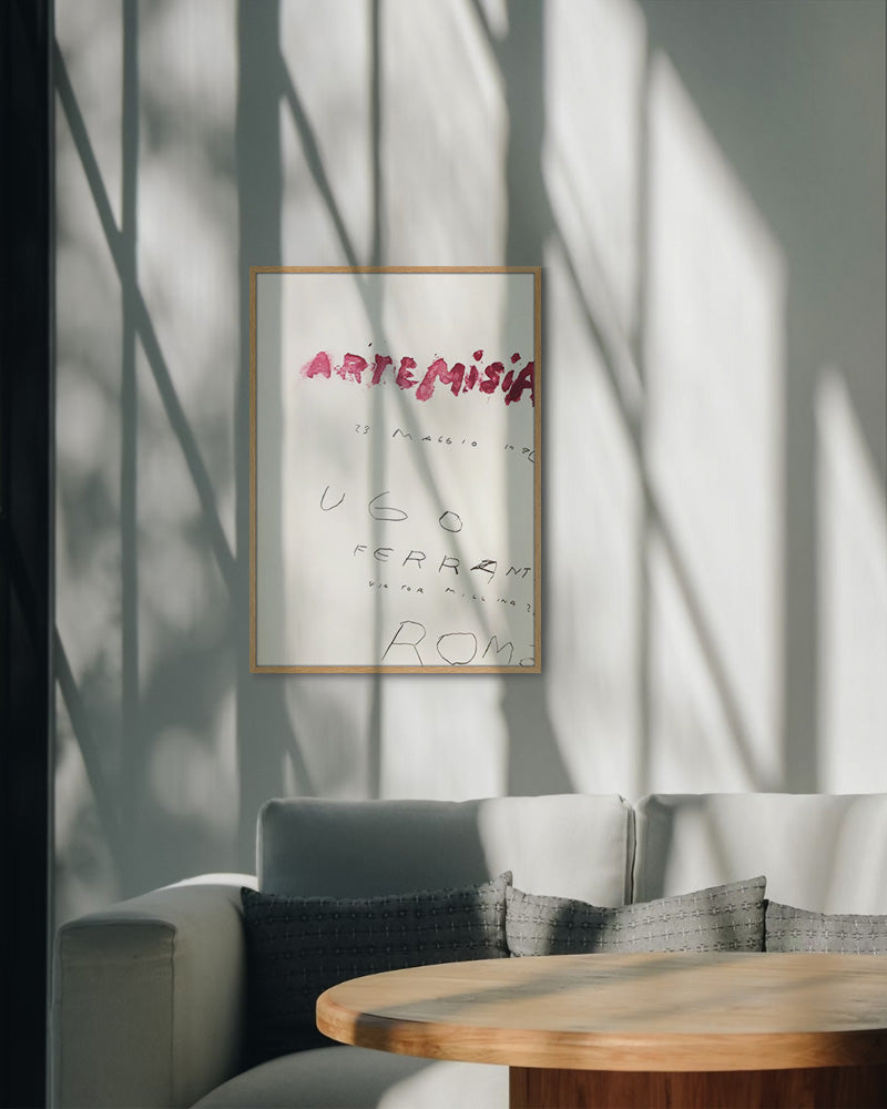 Artemisiaポスター【Cy Twombly│サイ・トゥオンブリー】(50cm×70cm)