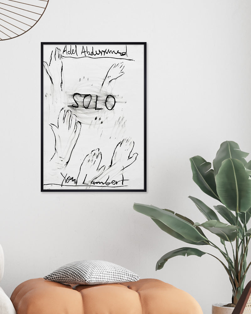 SOLO ポスター【Adel Abdessemed │アデル・アブデスメッド】(50cm×70cm)