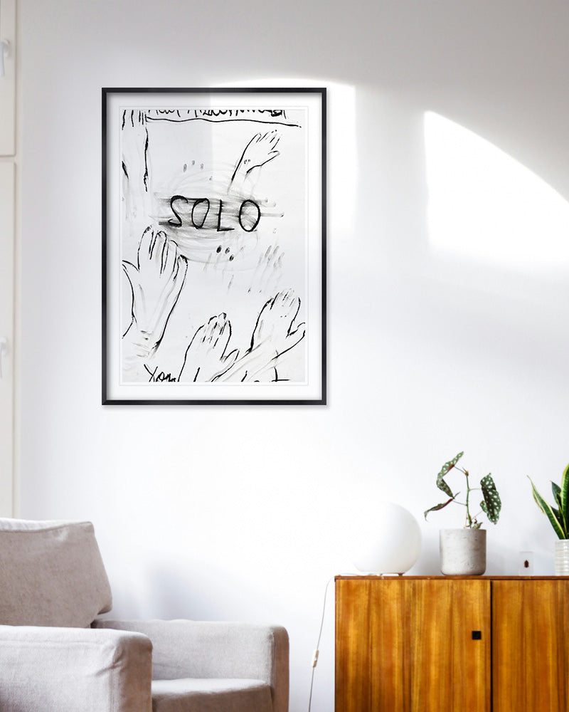 SOLO ポスター【Adel Abdessemed │アデル・アブデスメッド】(50cm×70cm)