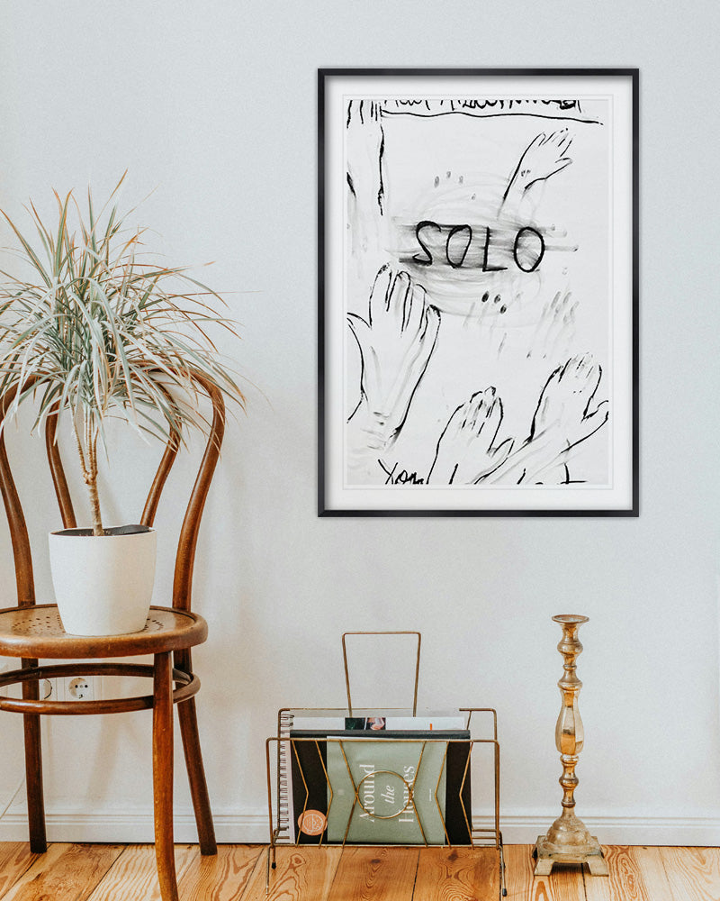 SOLO ポスター【Adel Abdessemed │アデル・アブデスメッド】(50cm×70cm)