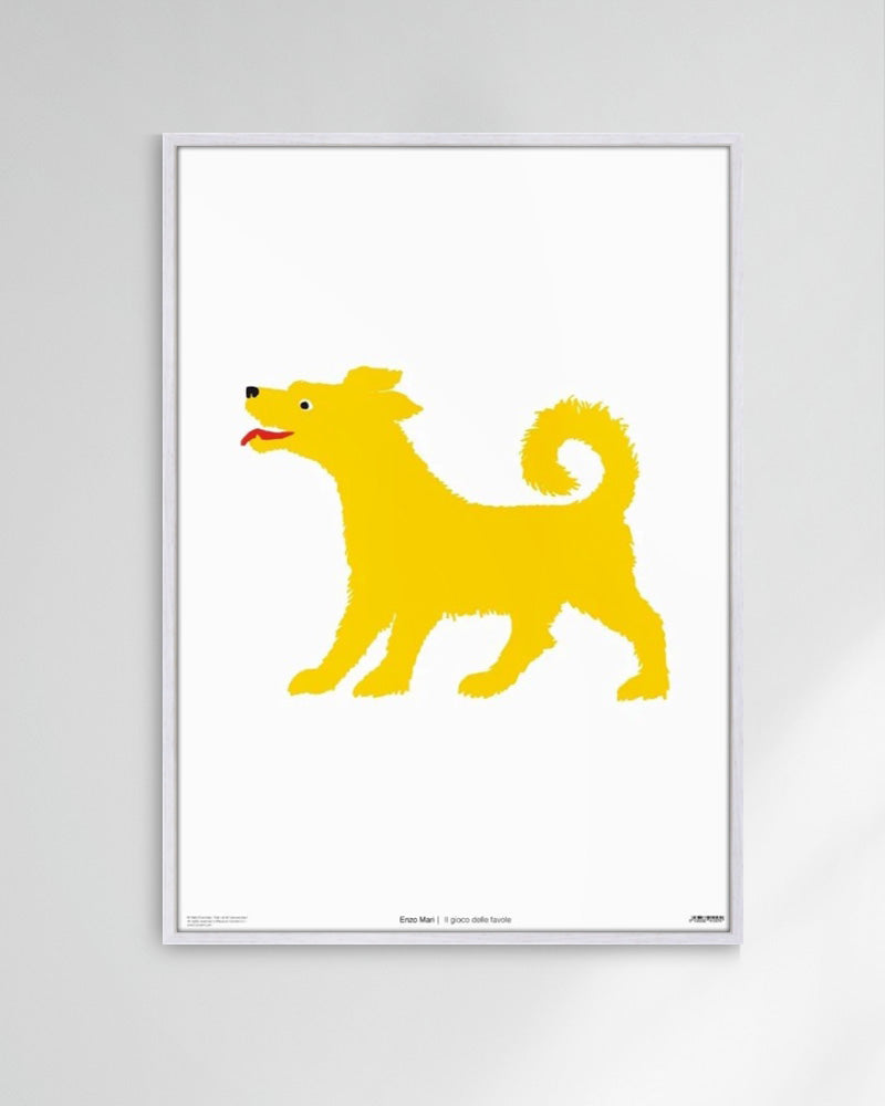 Dog ポスター【Enzo Mari │エンツォ・マリ】(50cm×70cm)