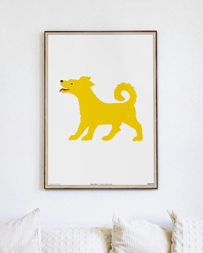 Dog ポスター【Enzo Mari │エンツォ・マリ】(50cm×70cm)