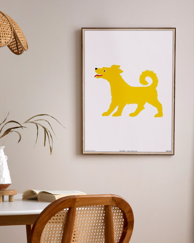 Dog ポスター【Enzo Mari │エンツォ・マリ】(50cm×70cm)