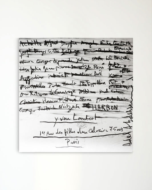 Charbon ポスター【Adel Abdessemed │アデル・アブデスメッド】(67cm×67cm)