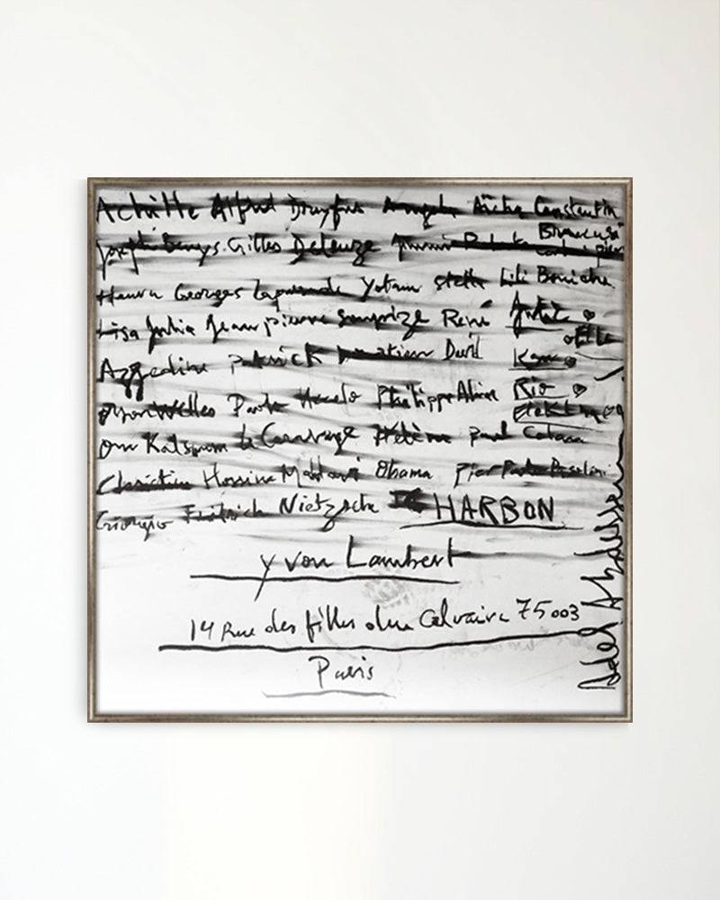 Charbon ポスター【Adel Abdessemed │アデル・アブデスメッド】(67cm×67cm)