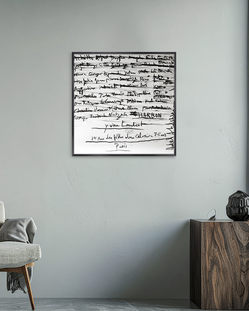 Charbon ポスター【Adel Abdessemed │アデル・アブデスメッド】(67cm×67cm)