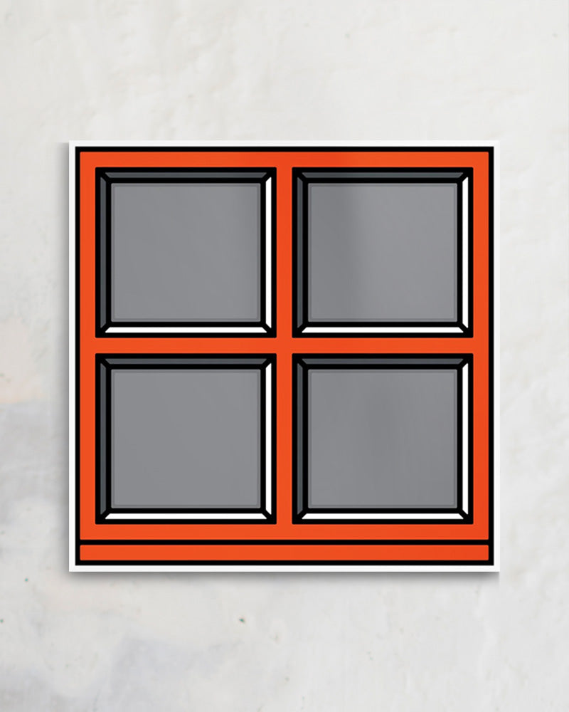 Window 01ポスター【 Richard Woods│リチャード・ウッズ】(70cm×70cm)