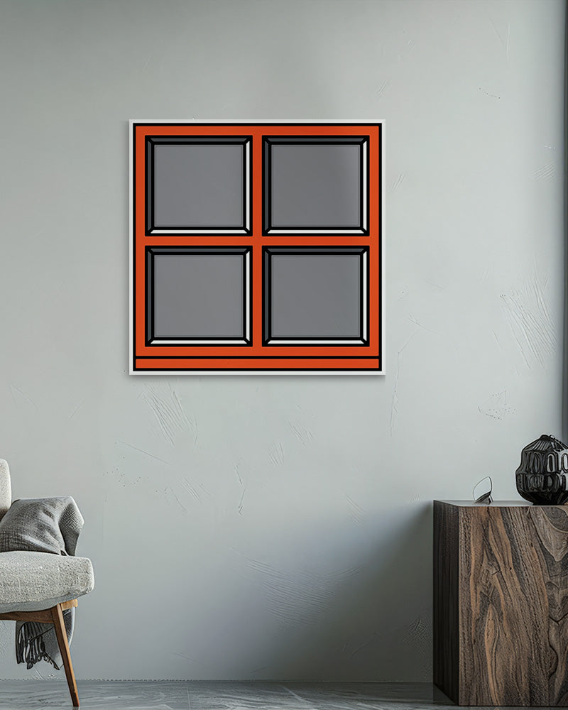 Window 01ポスター【 Richard Woods│リチャード・ウッズ】(70cm×70cm)