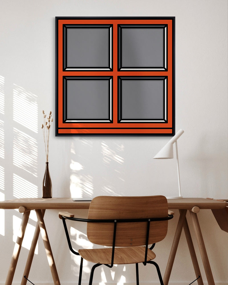 Window 01ポスター【 Richard Woods│リチャード・ウッズ】(70cm×70cm)