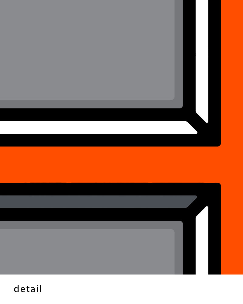 Window 01ポスター【 Richard Woods│リチャード・ウッズ】(70cm×70cm)