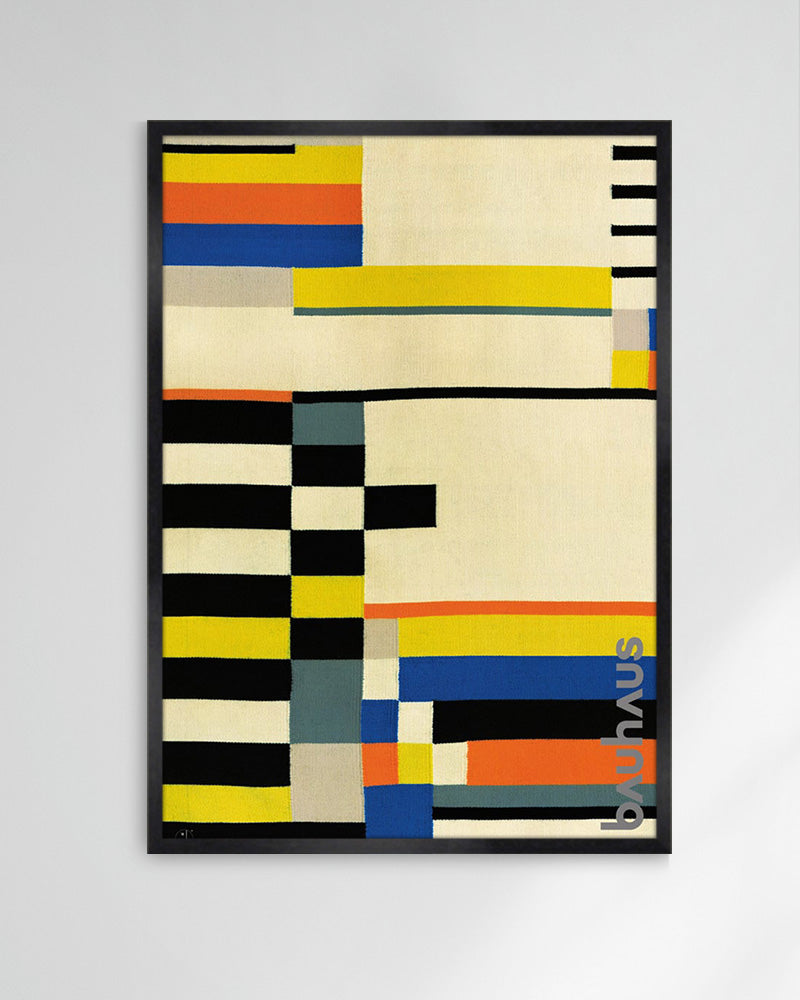 Bauhaus-Archiv(bauhaus textiles)ポスター【Bauhaus│バウハウス】【Ruth Hollós-Consemüller│ルース・ホロス・コンスムミュラー】(84cm×60cm)