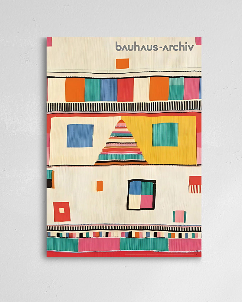 Gobelin von max peiffer watenphul 1921ポスター【Bauhaus│バウハウス】【Max Peiffer Watenphul│マックス・パイファー・ヴァンテンプール】(84cm×60cm)