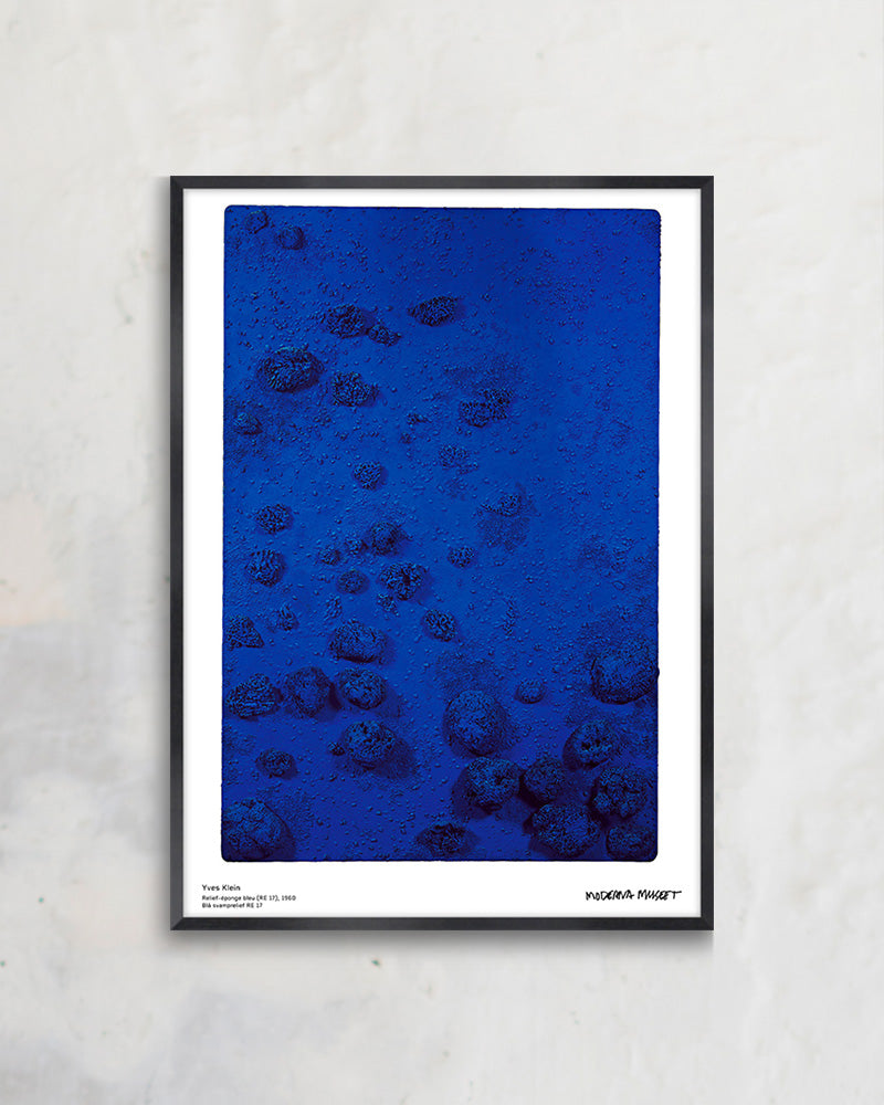 Relief éponge-Blue RE 17(1960)ポスター【Yves Klein │イヴ・クライン】(50cm×70cm)