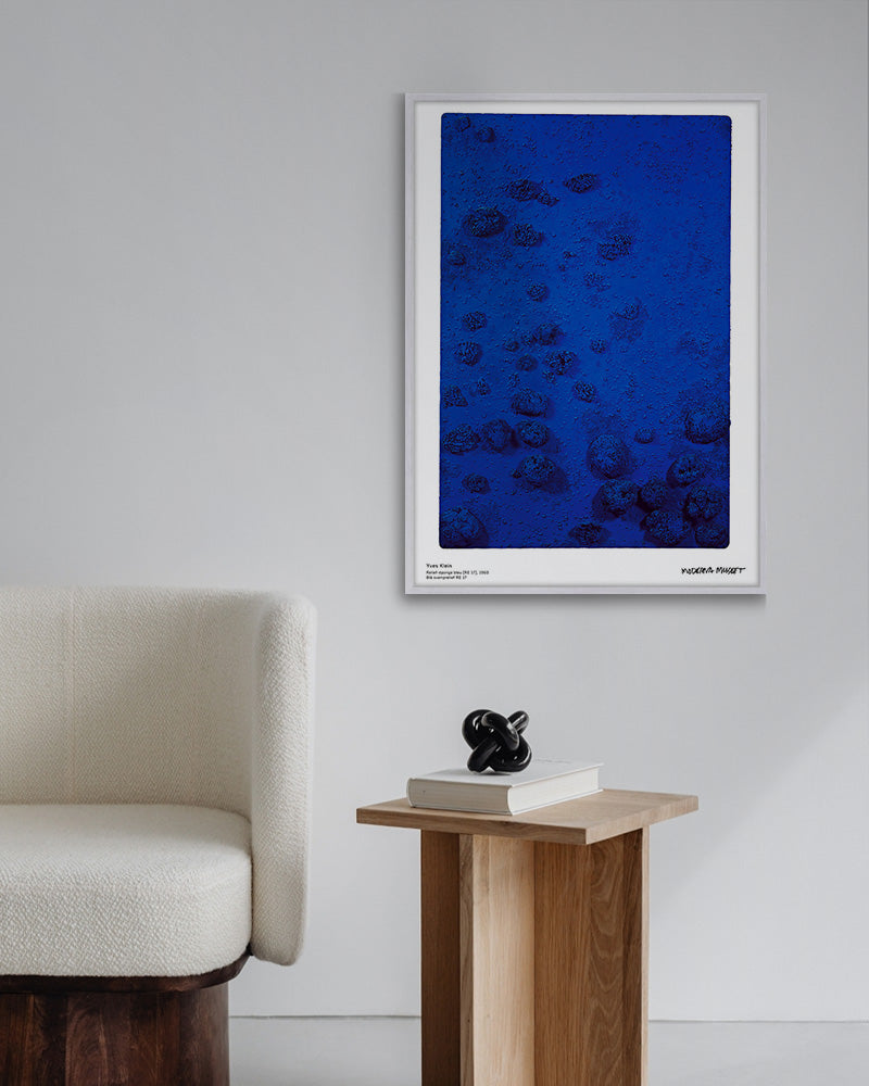 Relief éponge-Blue RE 17(1960)ポスター【Yves Klein │イヴ・クライン】(50cm×70cm)