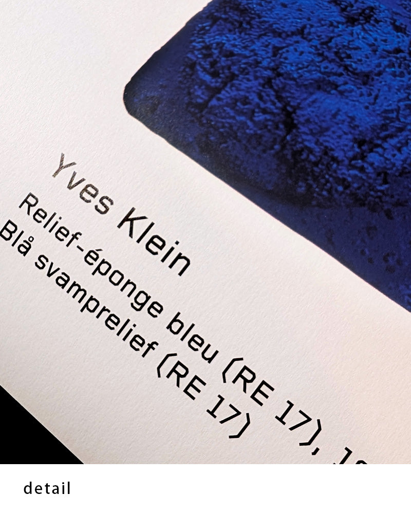 Relief éponge-Blue RE 17(1960)ポスター【Yves Klein │イヴ・クライン】(50cm×70cm)