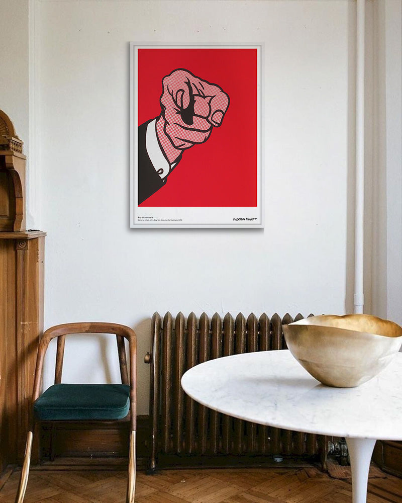 Finger Pointing(Hey You!)1973ポスター【Roy Lichtenstein│ロイ・リキテンスタイン】(50cm×70cm)