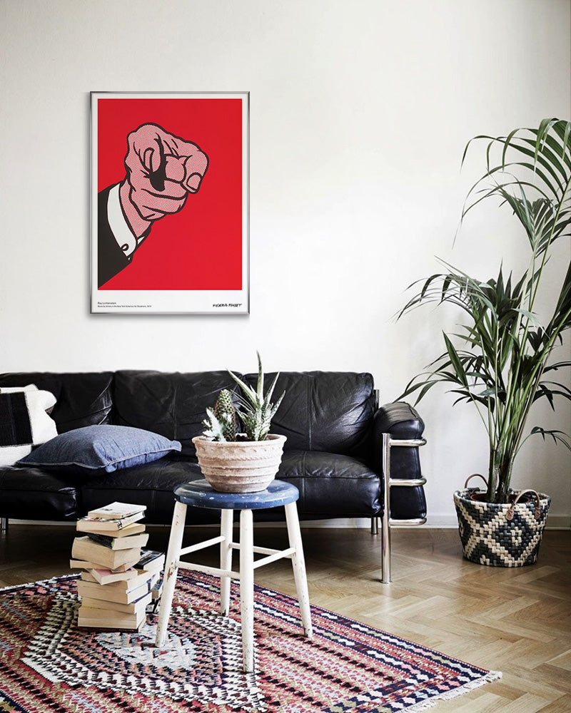Finger Pointing(Hey You!)1973ポスター【Roy Lichtenstein│ロイ・リキテンスタイン】(50cm×70cm)