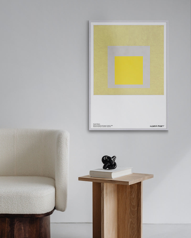 Study for Homage to the Square: Evidentポスター【Josef Albers│ヨゼフ・アルバース】(50cm×70cm)