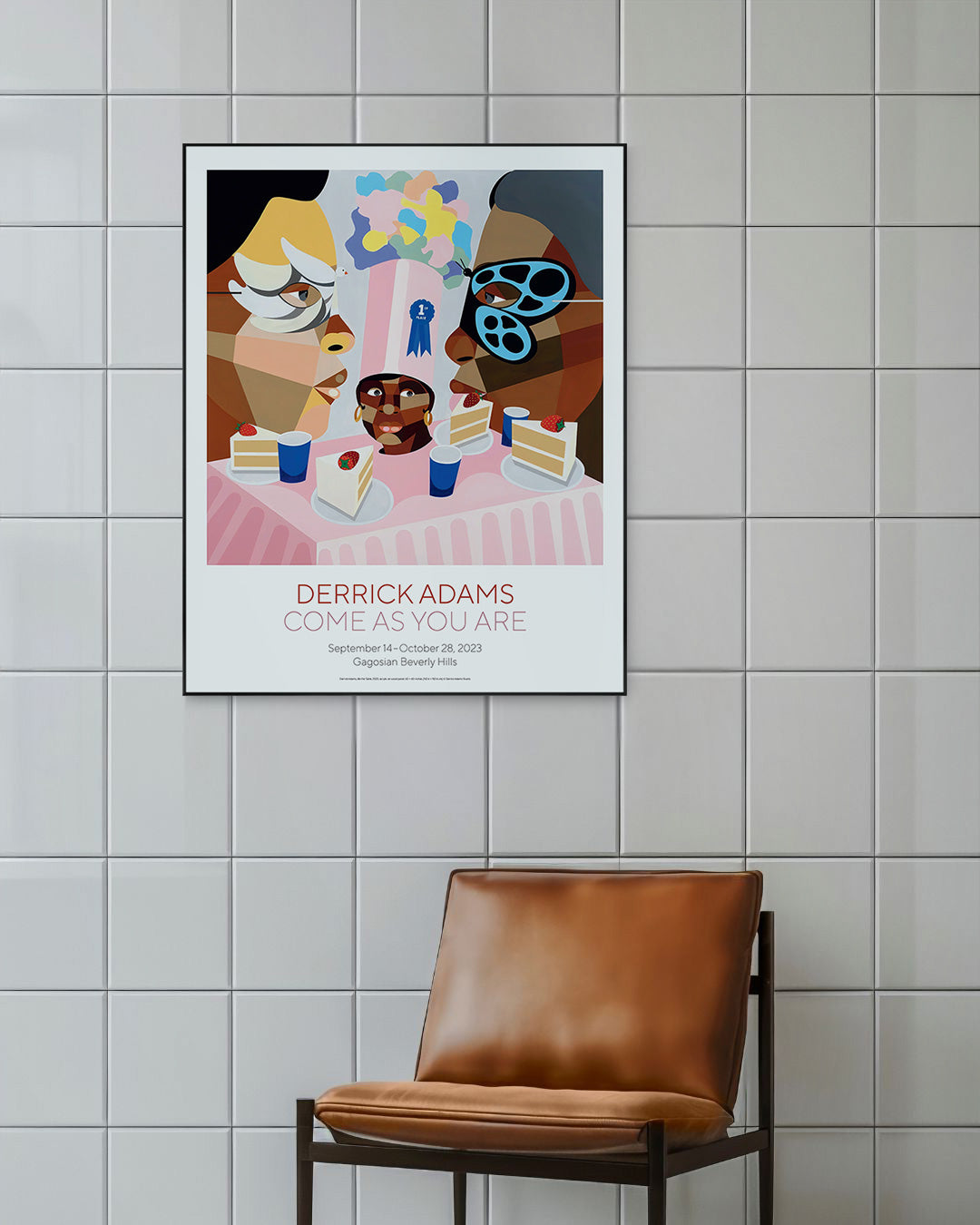 Be at the Tableポスター【Derrick Adams│デリック・アダムス】(76.2cm×60.9cm)