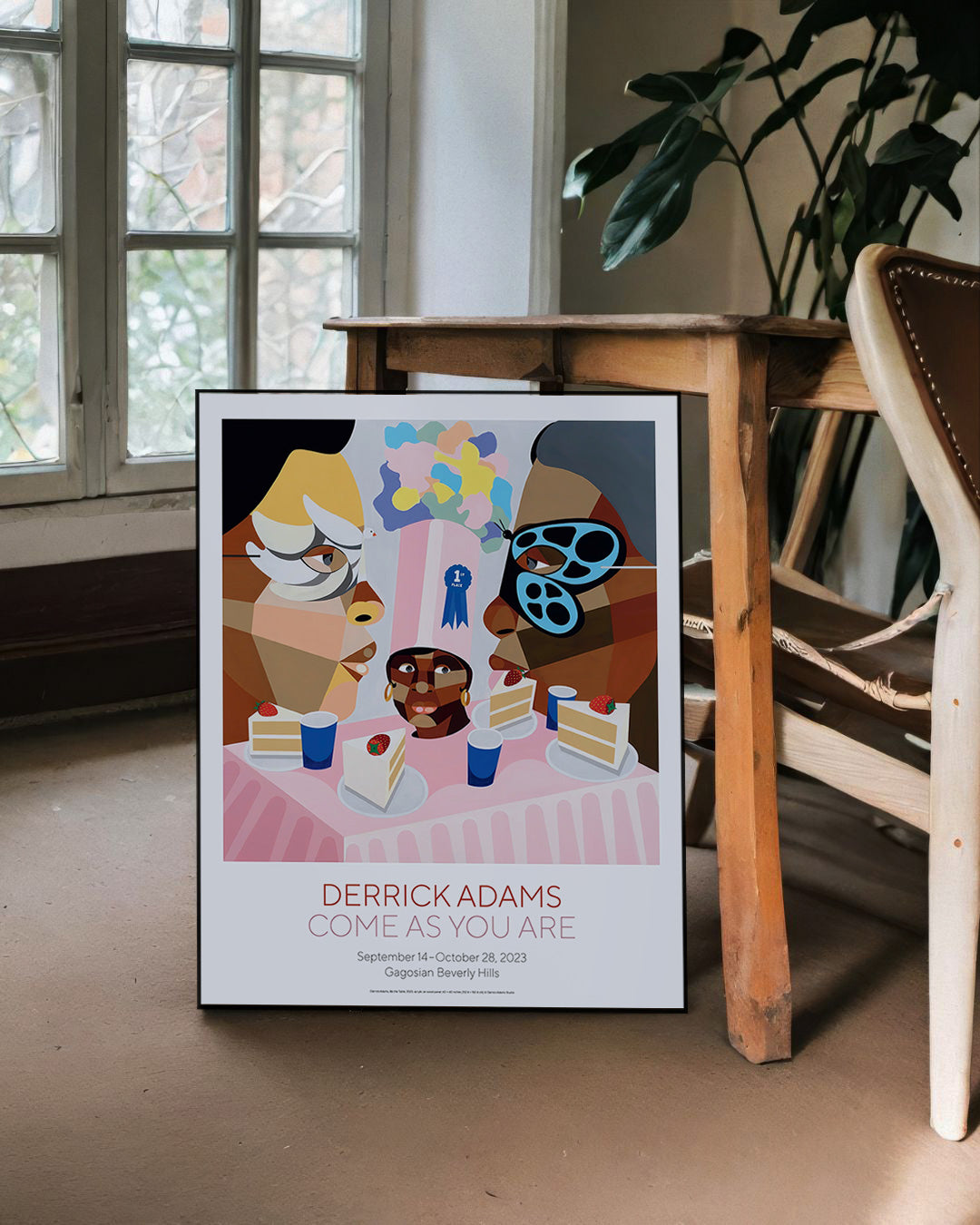 Be at the Tableポスター【Derrick Adams│デリック・アダムス】(76.2cm×60.9cm)