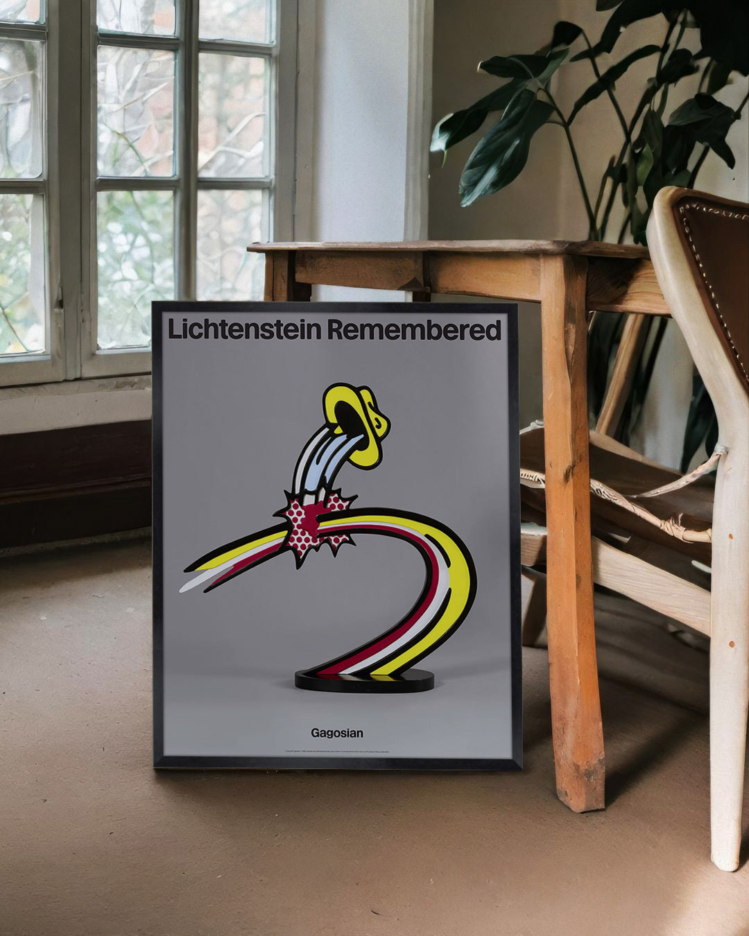 Coup de Chapeau I "1996"ポスター【Roy Lichtenstein│ロイ・リキテンスタイン】(76.2cm×60.9cm)