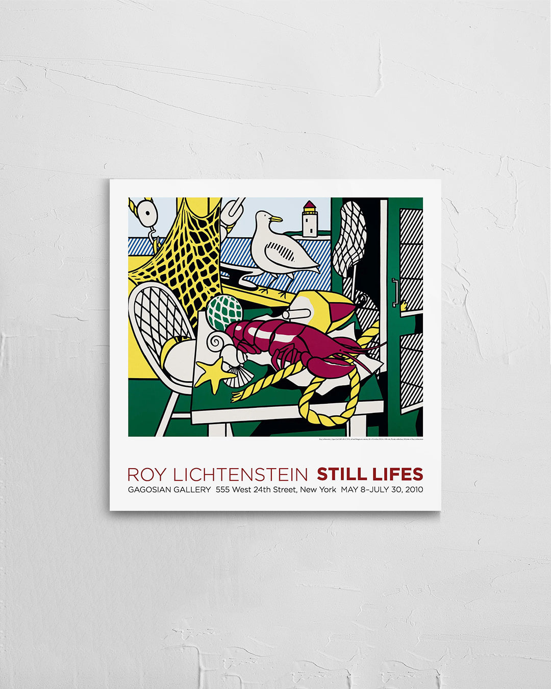 Cape Cod Still Life IIポスター【Roy Lichtenstein│ロイ・リキテンスタイン】(68.6cm×68.6cm)