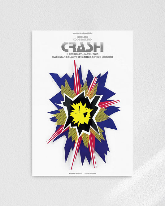 Explosion II (1965)ポスター【Roy Lichtenstein│ロイ・リキテンスタイン】(100cm×69.2cm)