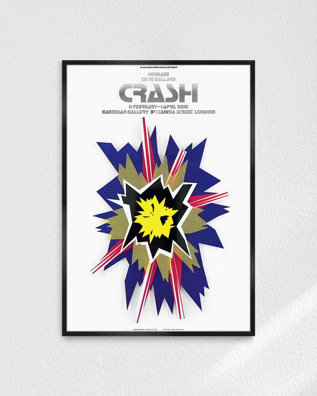 Explosion II (1965)ポスター【Roy Lichtenstein│ロイ・リキテンスタイン】(100cm×69.2cm)