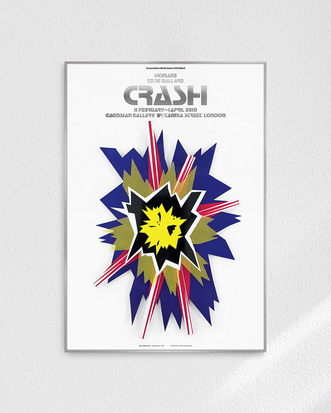 Explosion II (1965)ポスター【Roy Lichtenstein│ロイ・リキテンスタイン】(100cm×69.2cm)