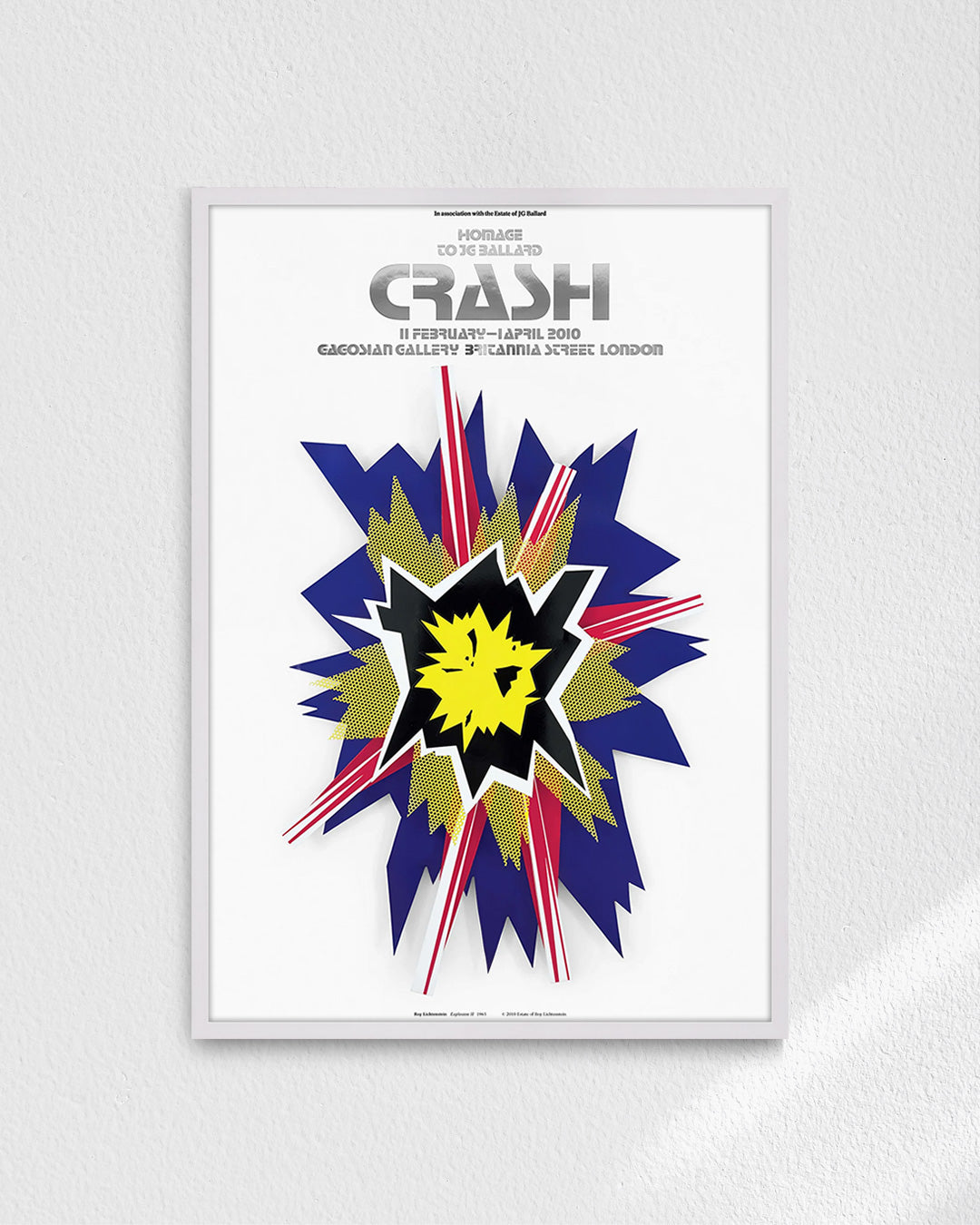 Explosion II (1965)ポスター【Roy Lichtenstein│ロイ・リキテンスタイン】(100cm×69.2cm)