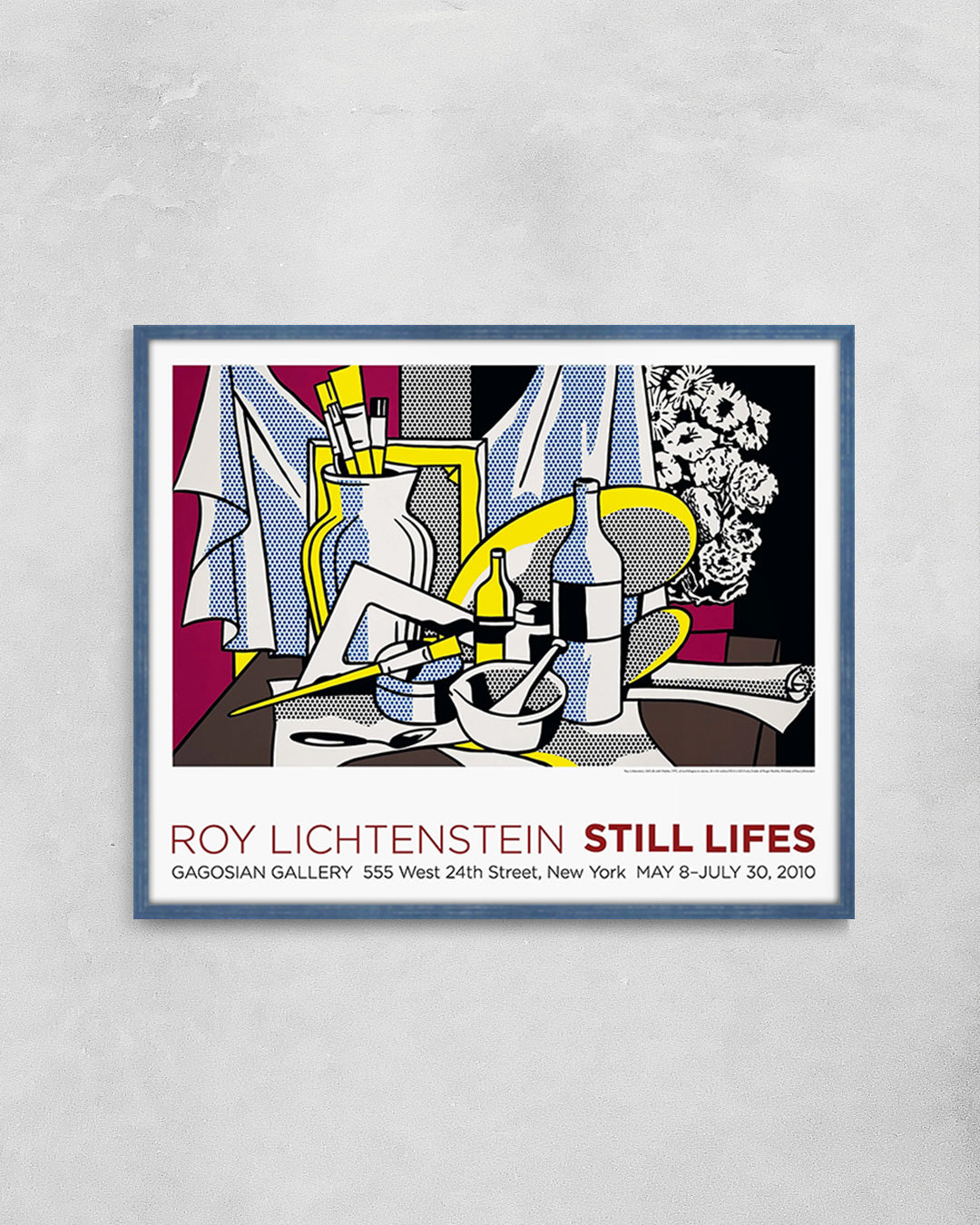 Still Life with Paletteポスター【Roy Lichtenstein│ロイ・リキテンスタイン】(83.8cm×68.6cm)