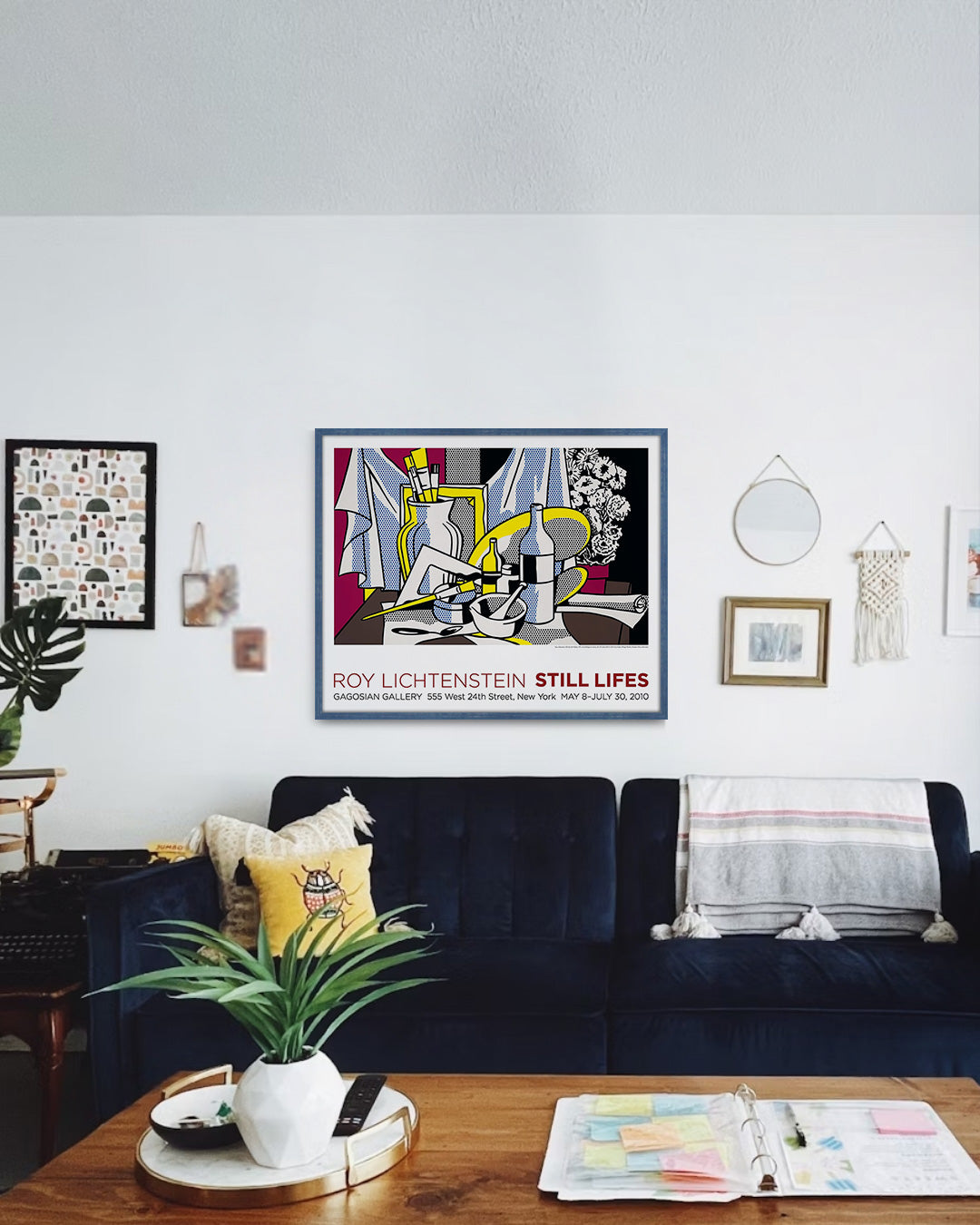 Still Life with Paletteポスター【Roy Lichtenstein│ロイ・リキテンスタイン】(83.8cm×68.6cm)