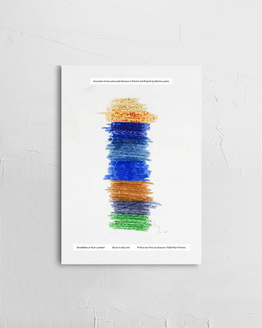 Sendb00ks/A Shelf at Yvon Lambertポスター【Gemma James│ジェマ・ジェーンズ】(42cm×29.7cm)