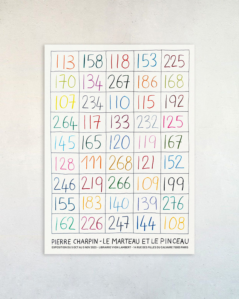 Le Marteau et le Pinceauポスター【Pierre Charpin│ピエール