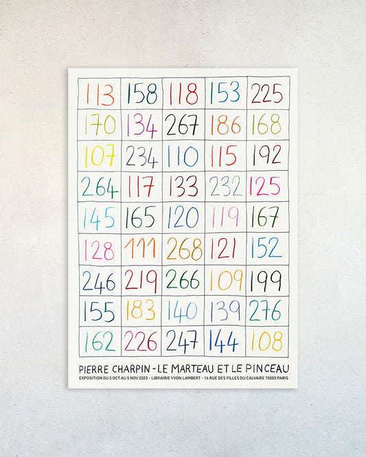 Le Marteau et le Pinceauポスター【Pierre Charpin│ピエール・シャルパン】(46cm×33cm)