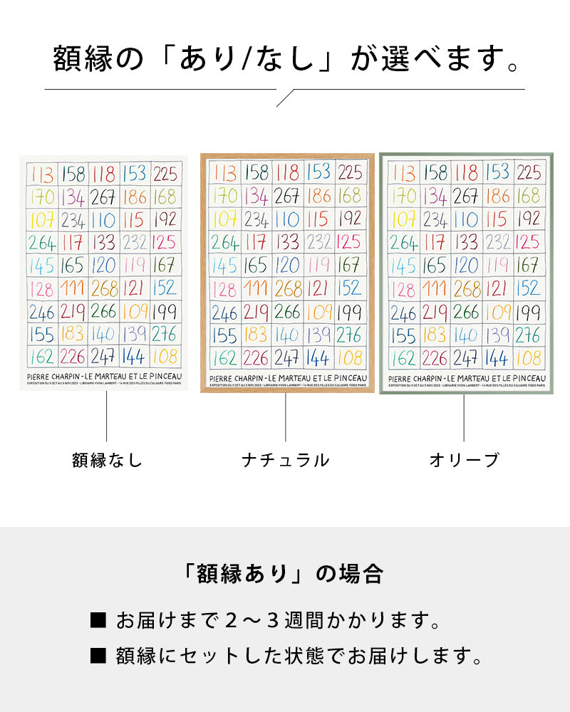 Le Marteau et le Pinceauポスター【Pierre Charpin│ピエール・シャルパン】(46cm×33cm)