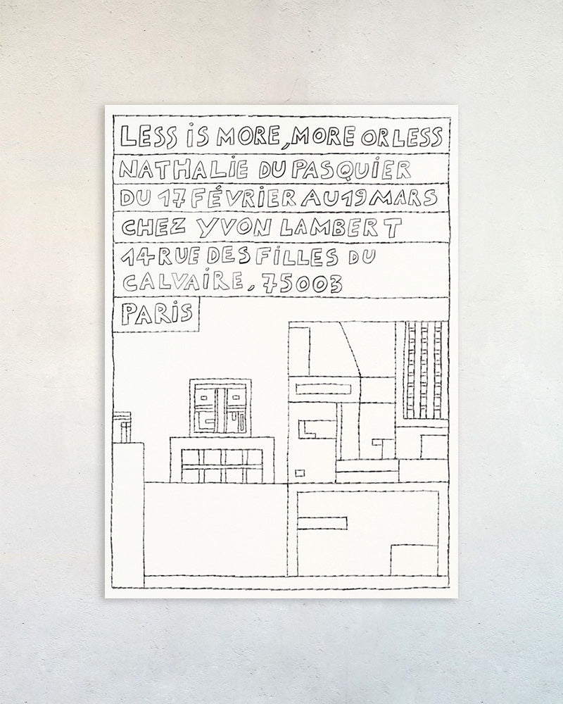 Nathalie du Pasquier ナタリー・ドゥ・パスキエ ポスター 世界限定品 ナタリードゥパスキエ Nathalie du Pasquier 限定