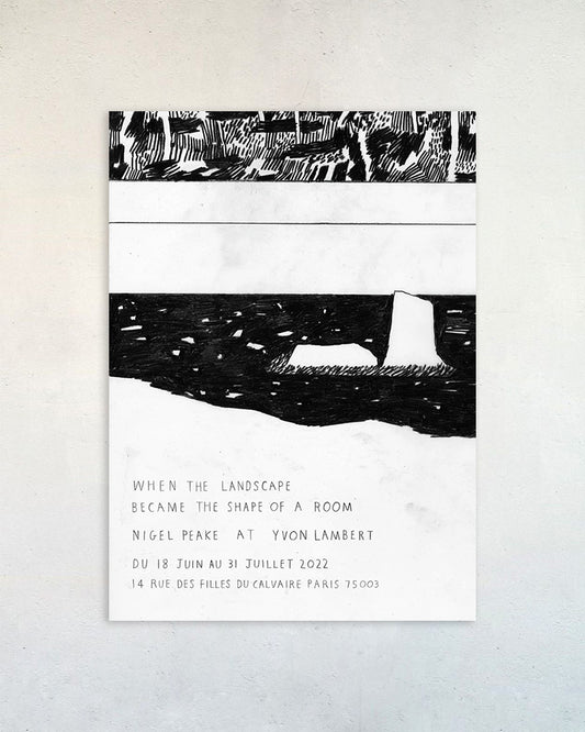 When the Landscape Became the Shape of a Roomポスター【Nigel Peake│ナイジェル・ピーク】(46cm×33cm)