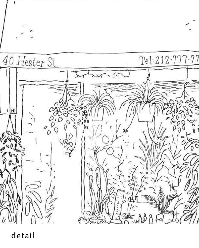 Flower shop NYC(2015)ポスター【Stefan Marx│ステファン・マルクス】(59cm×84cm)