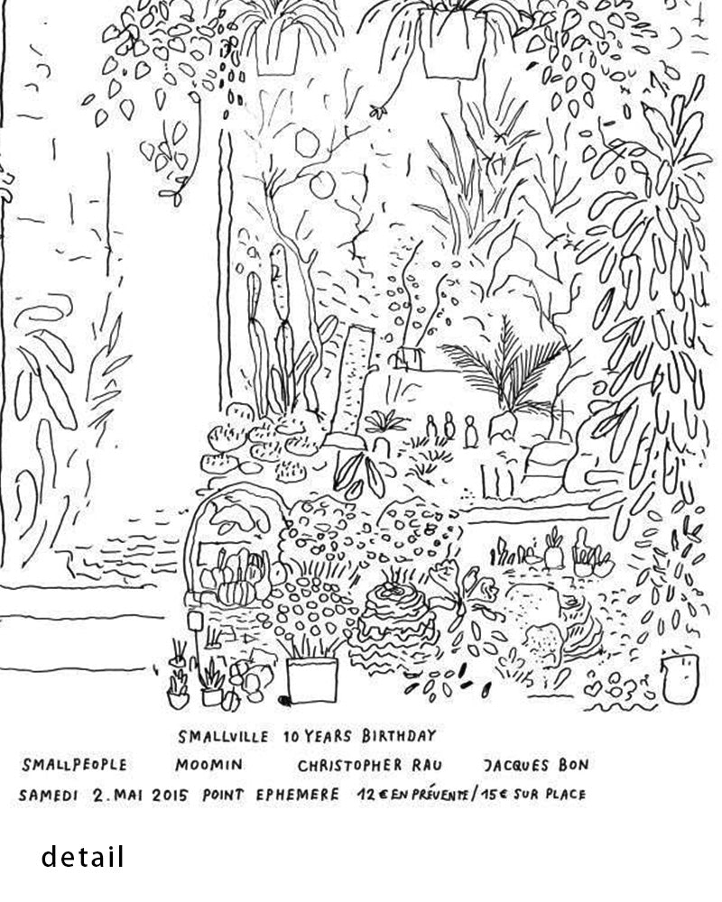 Flower shop NYC(2015)ポスター【Stefan Marx│ステファン・マルクス】(59cm×84cm)